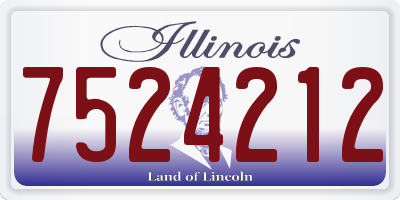 IL license plate 7524212