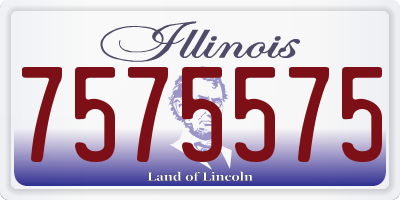 IL license plate 7575575