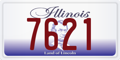 IL license plate 7621