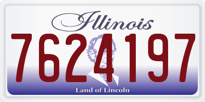 IL license plate 7624197