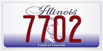 IL license plate 7702