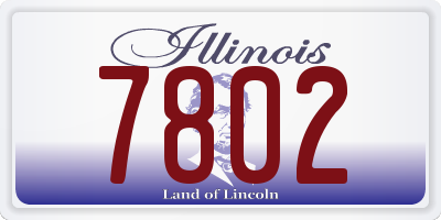 IL license plate 7802