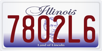 IL license plate 7802L6