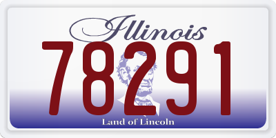 IL license plate 78291
