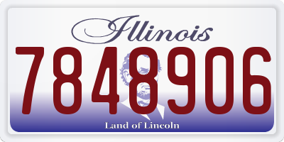 IL license plate 7848906