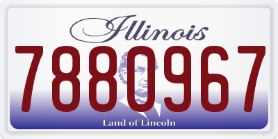 IL license plate 7880967