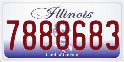 IL license plate 7888683