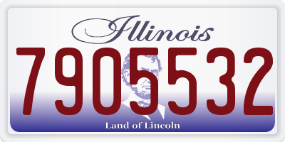 IL license plate 7905532