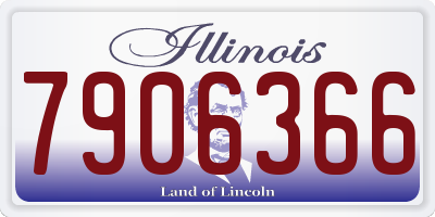 IL license plate 7906366