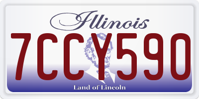 IL license plate 7CCY590