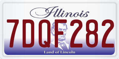 IL license plate 7DQF282