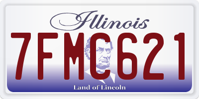 IL license plate 7FMC621