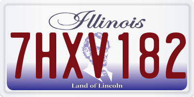 IL license plate 7HXV182