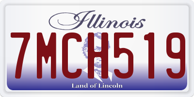 IL license plate 7MCH519