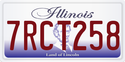 IL license plate 7RCT258