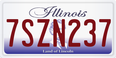 IL license plate 7SZN237
