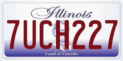 IL license plate 7UCH227