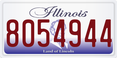 IL license plate 8054944