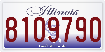 IL license plate 8109790