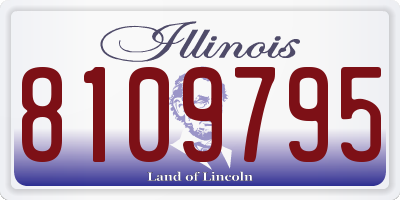 IL license plate 8109795