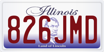 IL license plate 826JMD