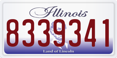 IL license plate 8339341