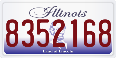 IL license plate 8352168