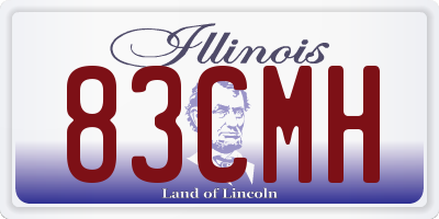 IL license plate 83CMH