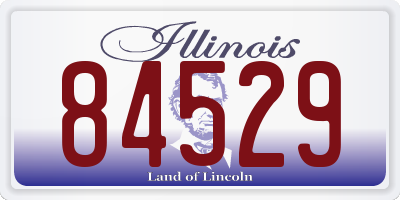 IL license plate 84529