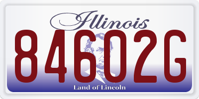 IL license plate 84602G