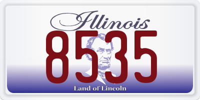 IL license plate 8535