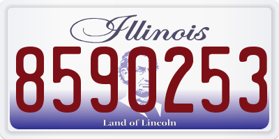 IL license plate 8590253