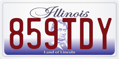 IL license plate 859TDY