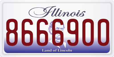 IL license plate 8666900