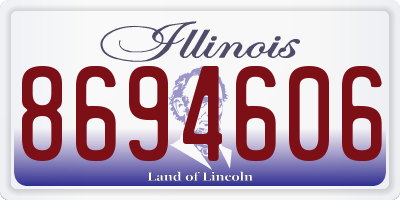 IL license plate 8694606