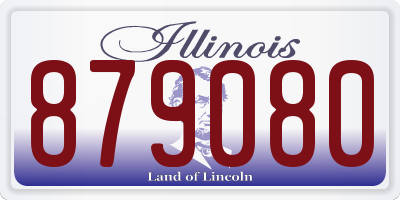 IL license plate 879080