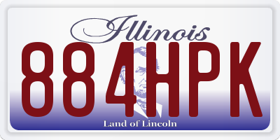 IL license plate 884HPK