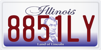 IL license plate 8851LY