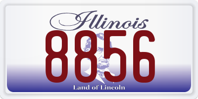 IL license plate 8856