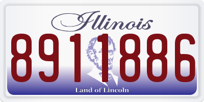 IL license plate 8911886