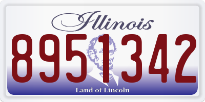 IL license plate 8951342