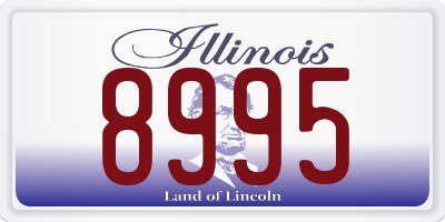 IL license plate 8995