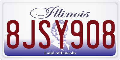 IL license plate 8JSY908