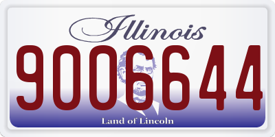 IL license plate 9006644