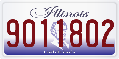 IL license plate 9011802