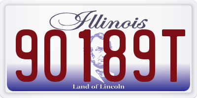 IL license plate 90189T