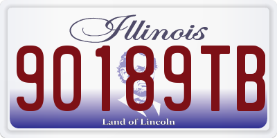 IL license plate 90189TB