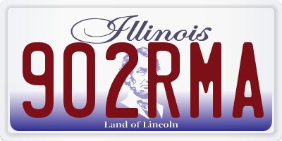 IL license plate 902RMA
