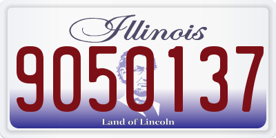 IL license plate 9050137