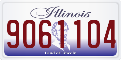 IL license plate 9061104